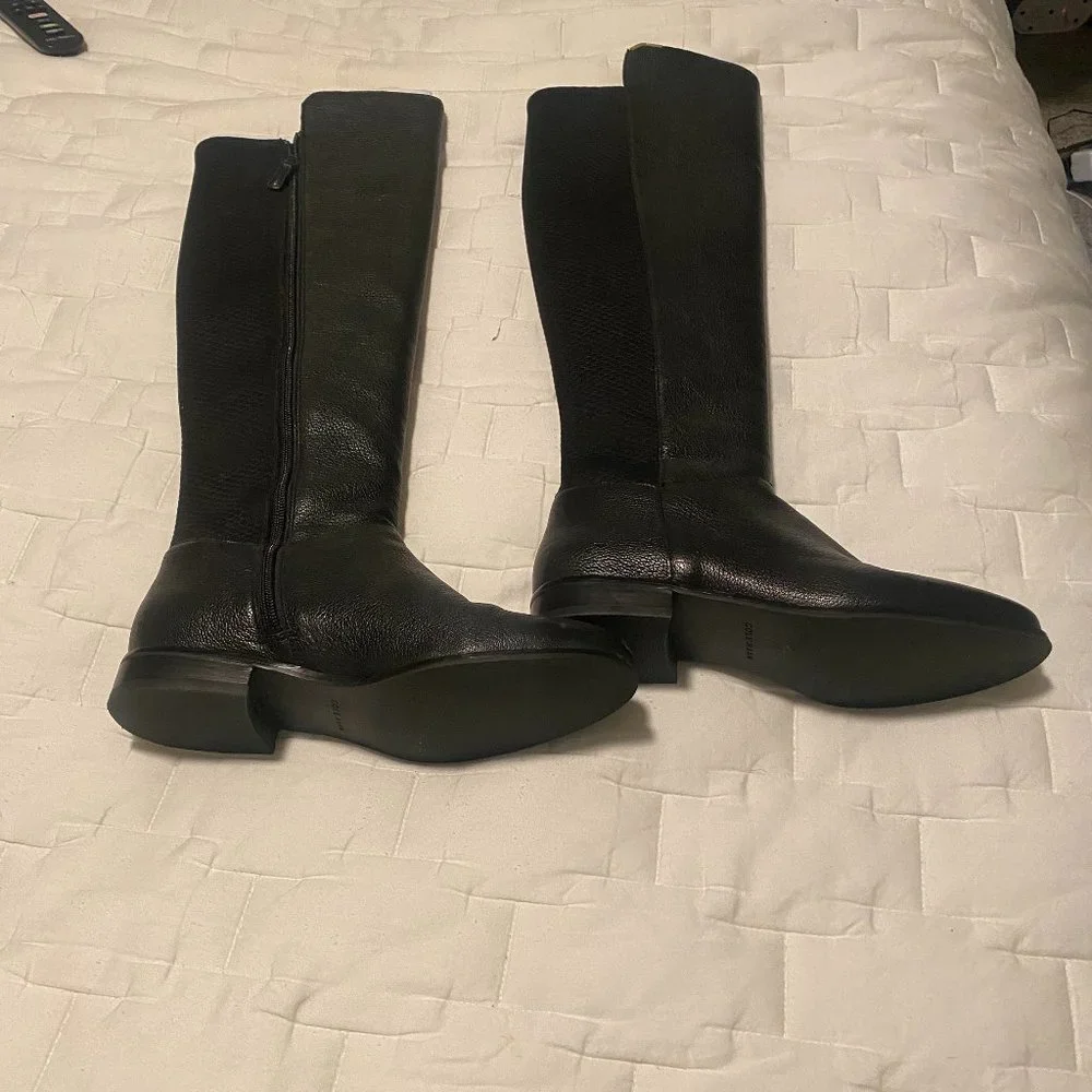 NEVER WORN! Cole Haan Duchess Over-The-Knee Black Leather Boots